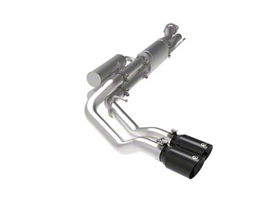 AFE Rebel Series 3in 409 SS Cat-Back Exhaust w/ Black - 49-43117-b