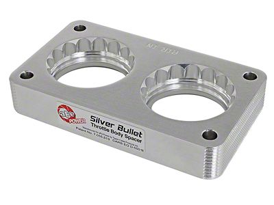 AFE Silver Bullet Throttle Body Spacers TBS Ford Trucks 99-04 - 46-33005