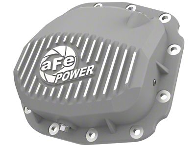 AFE Street Series Rear Differential Cover Raw w/ Fins 15-19 Ford F-150 w/ Super 8.8 Rear Axles