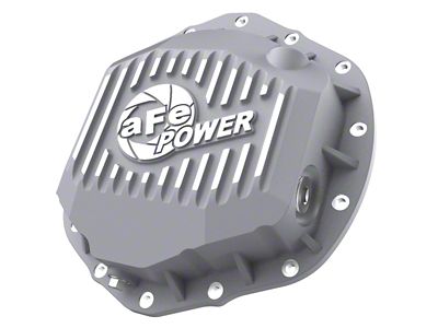 AFE Street Series Rear Differential Cover Raw w/ Machined Fins 20-21 GM Trucks V8-6.6L