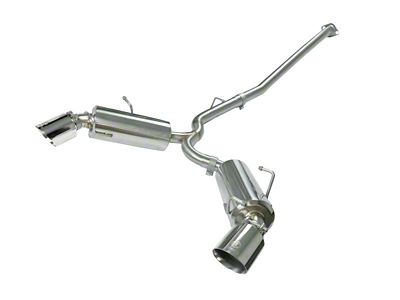 AFE Takeda 17-20 BRZ/FRS/86 2.5in 304 Stainless Steel Cat-Back Exhaust - 49-36023-1P