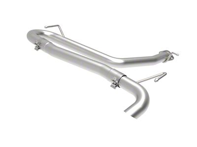 AFE Takeda 2-1/2in 304 SS Axle-Back Exhaust No Muffler 18-21 - 49-37017NM