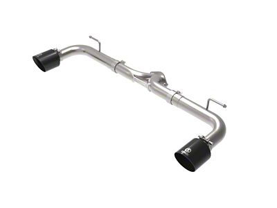 AFE Takeda 2-1/2in 304 SS Axle-Back Exhaust w/ Black Tip - 49-37014-B