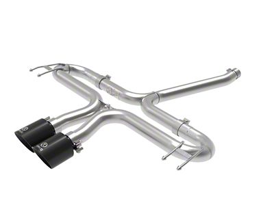 AFE Takeda 2-1/2in 304 SS Axle-Back Exhaust w/Black Tips 17-20 - 49-36625-B