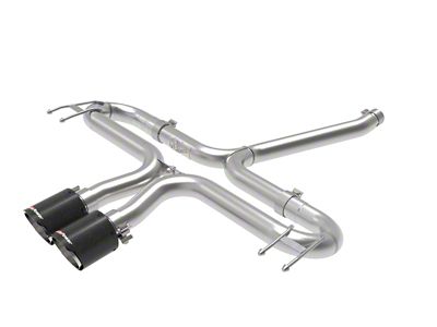 AFE Takeda 2-1/2in 304 SS Axle-Back Exhaust w/Carbon Tips 17-20 - 49-36625-C