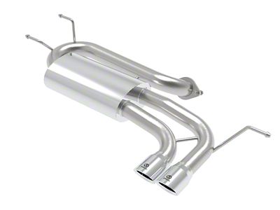 AFE Takeda 2-1/2in 304 SS Axle-Back Exhaust w/ Polished Tip - 49-37004-P