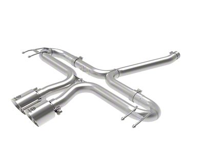 AFE Takeda 2-1/2in 304 SS Axle-Back Exhaust w/Polished Tips 17-20 - 49-36625-P