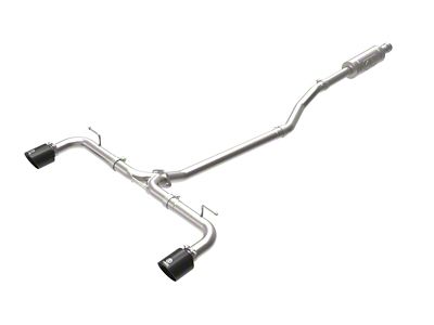 AFE Takeda 2-1/2in 304 SS Cat-Back Exhaust w/ Black Tips - 49-37015-B