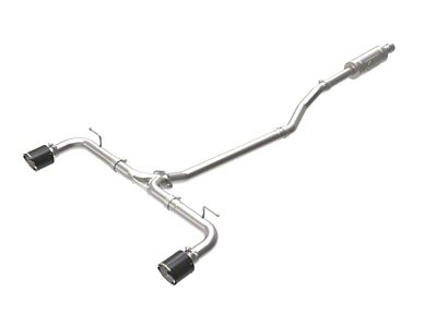 AFE Takeda 2-1/2in 304 SS Cat-Back Exhaust w/ Carbon Fiber - 49-37015-C
