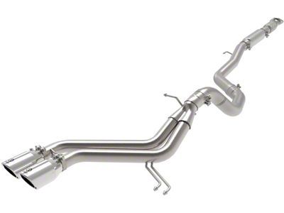 AFE Takeda 2-1/2in to 3in SS-304 Cat-Back Exhaust w/ Polished - 49-37018-P