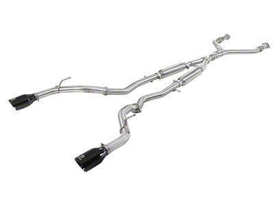 AFE Takeda 2.5in 304 SS Cat-Back Exhaust System w/ Black - 49-36132NM-B