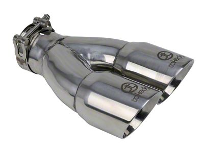 AFE Takeda 2.5in 304 Stainless Steel Clamp-on Exhaust Tip 2.5in - 49T25364-P10