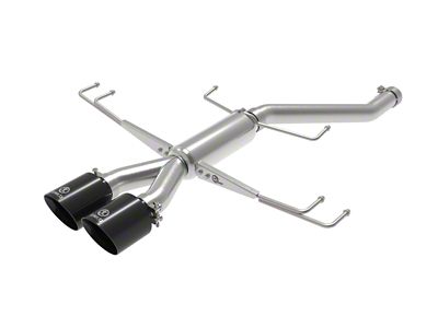 AFE Takeda 2.5in 304SS Axle-Back Exhaust System 17-19 Honda Civic - 49-36626-B