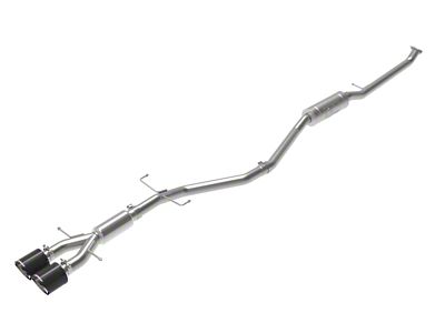 AFE Takeda 2.5in 304SS Cat-Back Exhaust System w/ Carbon Tips - 49-36619-C