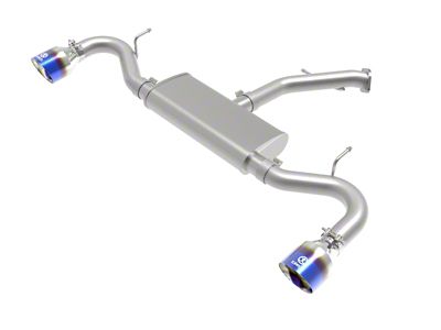 AFE Takeda 2.5in 409 SS Axle-Back Exhaust System Blue Flame - 49-47016-L