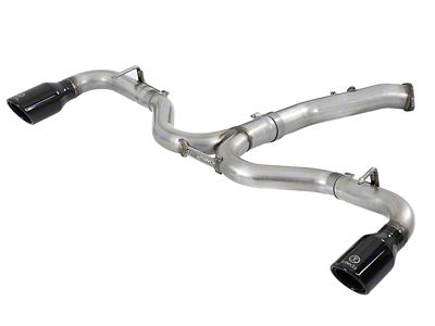 AFE Takeda 3-2.5in 304 SS Axle-Back Exh System w/Black Tip - 49-37002-1B