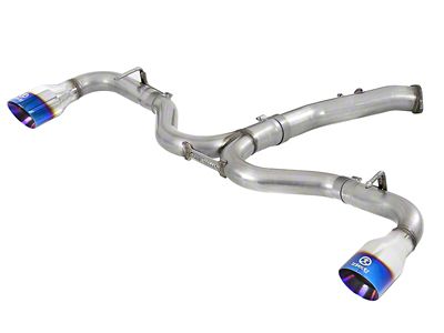 AFE Takeda 3-2.5in 304SS Axle-Back Exh Sys w/Blue Flame Tip - 49-37002-1L