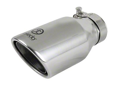 AFE Takeda 304 Stainless Steel Clamp-On Exhaust Tip 2.5in. Inlet - 49T25404-P08