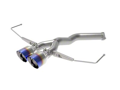 AFE Takeda 3in-2.5in 304 SS Axle-Back Exhaust w/Blue Flame Tip - 49-37012-L