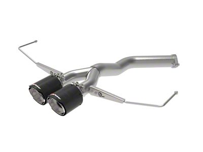 AFE Takeda 3in-2.5in 304 SS Axle-Back Exhaust w/ Carbon Tip - 49-37012-C