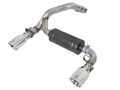 AFE Takeda 3in 304 SS Axle-Back Exhaust System w/ Polished - 49-33104-P