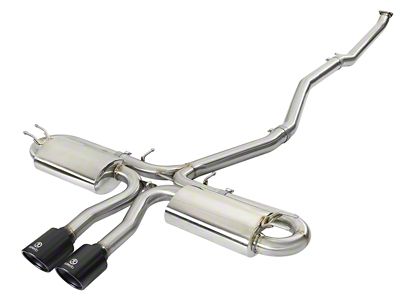 AFE Takeda 3in 304 SS Cat-Back Exhaust System w/ Black - 49-36621-B