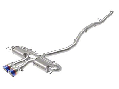 AFE Takeda 3in 304 SS Cat-Back Exhaust System w/Blue Flame - 49-36624-L