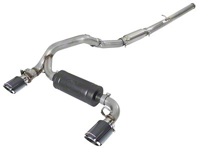 AFE Takeda 3in 304 SS Cat-Back Exhaust System w/ Carbon for Focus - 49-33103-C