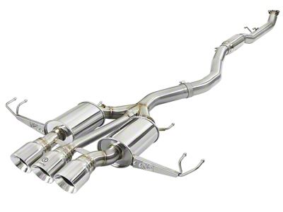 AFE Takeda 3in 304 SS Cat-Back Exhaust w/ Tri-Polished Tips - 49-36623-P