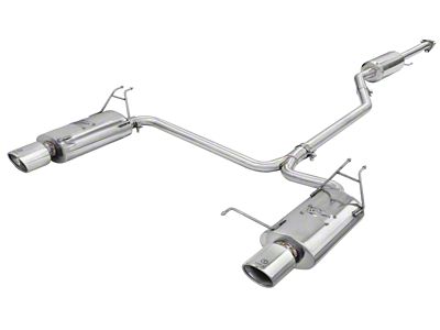 AFE Takeda Exhaust 2.25in to 2in Dia 304SS Cat-Back w/Polished - 49-36612