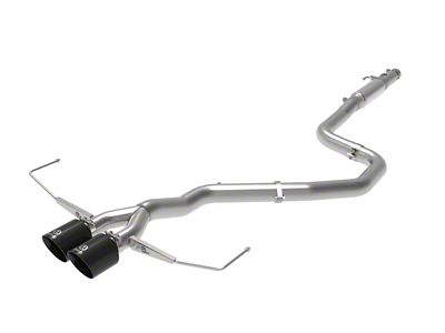 AFE Takeda Exhaust Cat-Back 19-20 Hyundai Veloster 304SS Black Dual - 49-37011-B