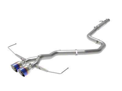 AFE Takeda Exhaust Cat-Back 19-20 Hyundai Veloster 304SS Blue Flame - 49-37011-L