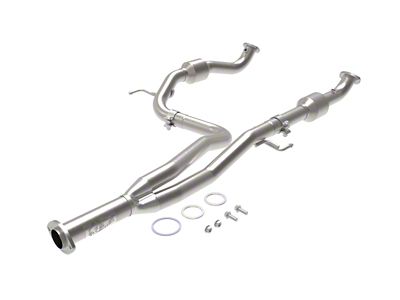 AFE Toyota Tacoma 16-17 V6-3.5L Twisted Steel Y-Pipe w/ Cat - 48-46011-RC