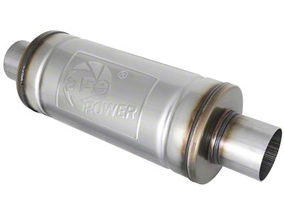 AFE MACH Force-Xp 409 SS Muffler 3in Center/Center 14in L - 49M00012