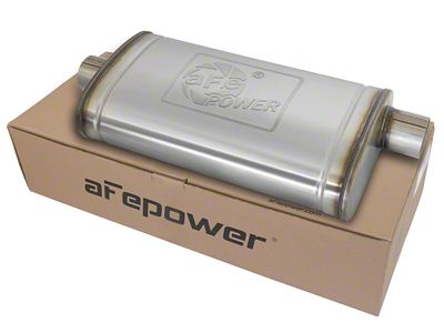AFE MACHForce XP SS Muffler 3in Center Inlet / 3in - 49M00016