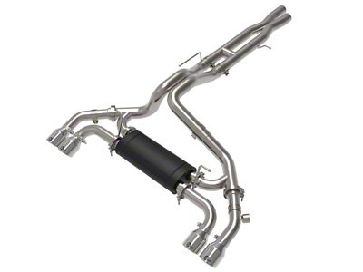 AFE Vulcan Series 2.5in 304SS Cat-Back Exhaust 2021+ Jeep Wrangler - 49-38098-P