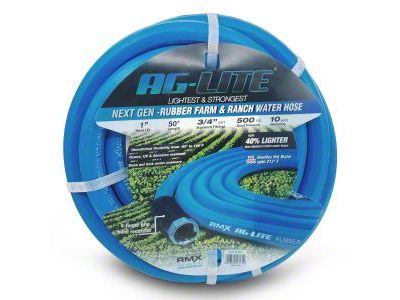 AG-Lite Rubber Water Hose Assembly; 1-Inch x 50-Foot