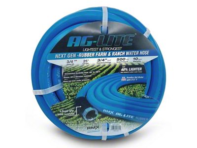 AG-Lite Rubber Water Hose Assembly; 3/4-Inch x 25-Foot