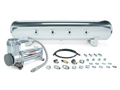 Air Lift 4 Gal. 7-Port Tank w/ 444c Chrome - 27803