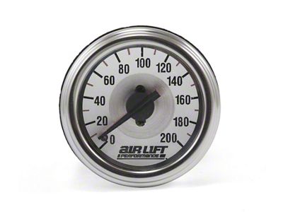 Air Lift Dual Needle Gauge-200 PSI - 26228