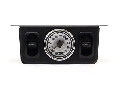Air Lift Dual Needle Gauge With Two Paddle Switches- 200 - 26229
