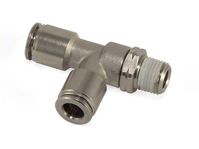 Air Lift Run Tee- Male 1/8in Npt X 1/4in Tube - 21841