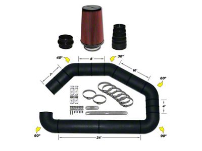Airaid U-Build-It - Universal 4in Master Kit I w/700-470 9in