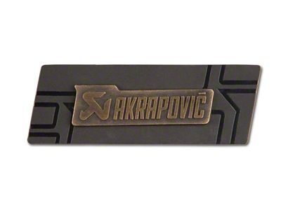 Akrapovic Brass sign badge - 800911