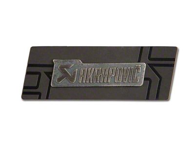 Akrapovic Silver sign badge - 800912