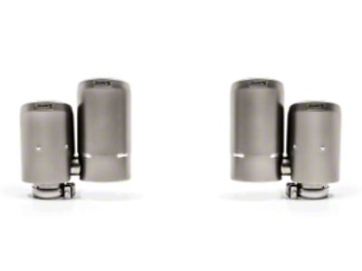 Akrapovic 17-18 Porsche Panamera Turbo Tail Pipe Set Titanium - TP-T/S/18