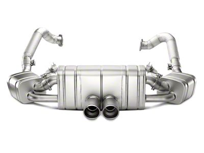 Akrapovic 12-15 Porsche Boxster 981 Slip-On Line Titanium w/ Titanium - S-PO981SO-HT/1