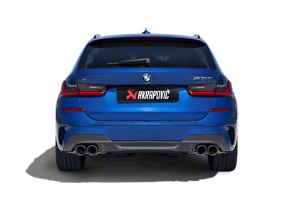 Akrapovic 20-22 BMW M340i G20; G21 Slip-On Line Titanium Requires - S-BM/T/30H