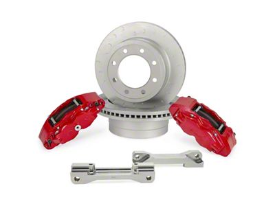 Alcon 2017+ Ford F250/F350 363x38mm Rotors 4 Piston Rear Brake - BKR5459P28