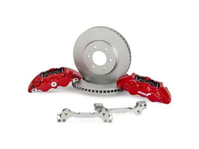 Alcon 2021+ Ford F-150 except Raptor 347x36mm Rotors 6-Piston Front Brake - BKF1559BE65